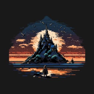 Mont Saint Pixel Art T-Shirt