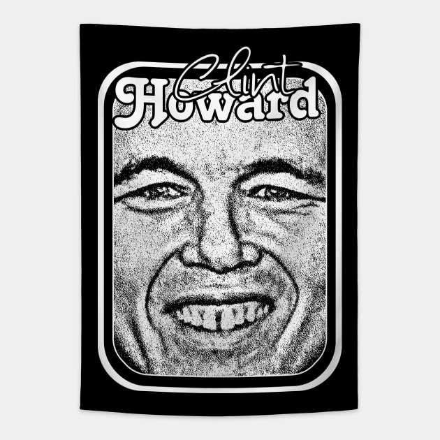 Sexy Clint Howard 80s Aesthetic Movie Lover Gift Design Tapestry by DankFutura