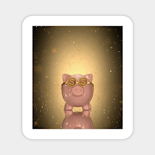 Piggy bank, illustration (F011/3327) Magnet