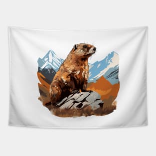 Marmot Tapestry