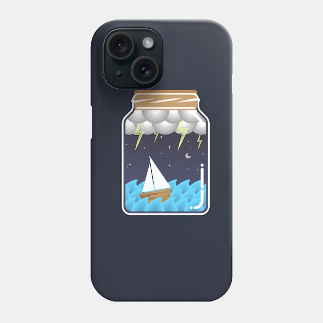 Sea in a bottle Phone Case by guidogokraw