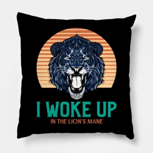 Lion Design- Big Cats Pillow