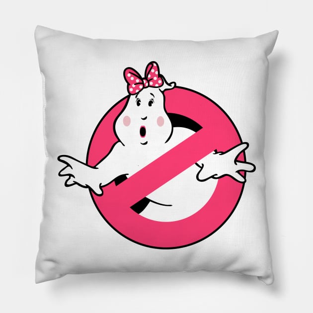 Lady Ghostbusters Pillow by prometheus31