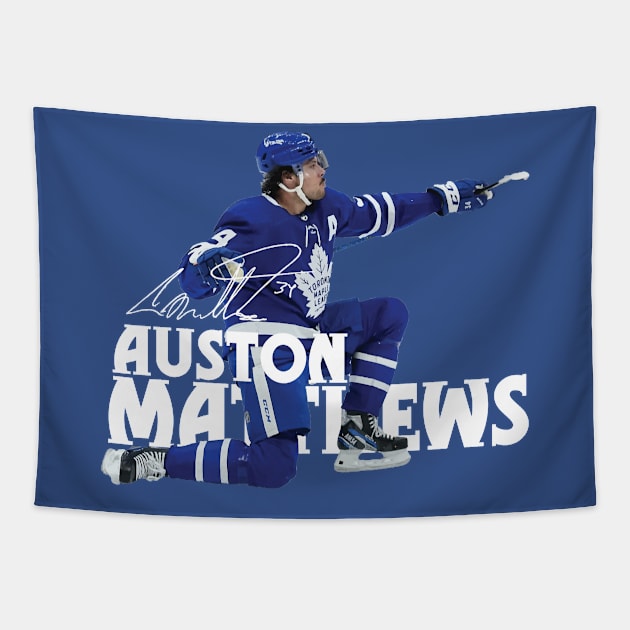 Auston Matthews Tapestry by CovpaTees