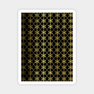 Gold Star Pattern Magnet