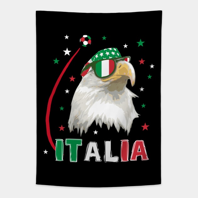 Italia Soccer T-Shirt Tapestry by Nerd_art