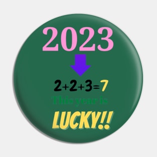 2023 is Luckiest Pin