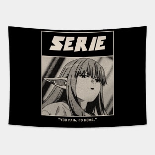 Serie Gloomy Halftone Fanart Design Tapestry