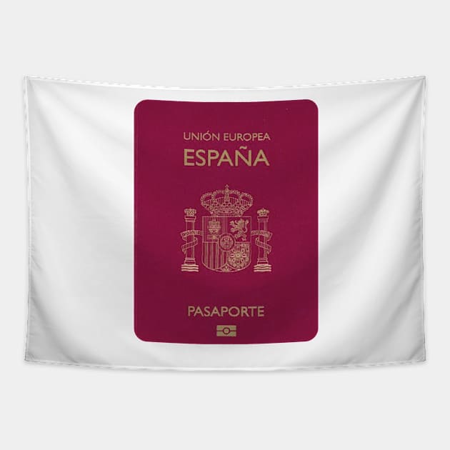 Spain Passport Tapestry by Islanr