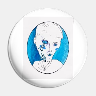 Blue Dot Pin