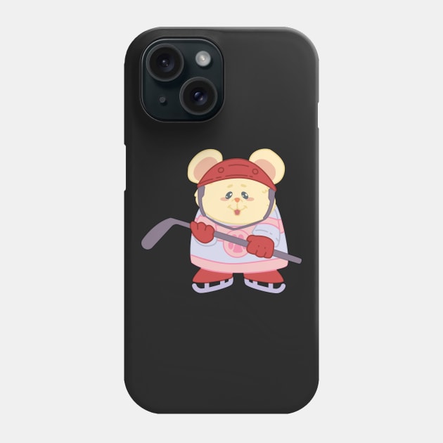 Hokey Cute Rat Hamster Player - Girl Kids gift graphic Phone Case by theodoros20