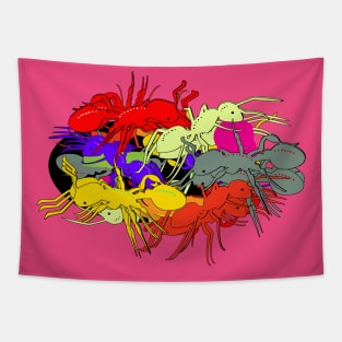 Colorful Ants Tapestry