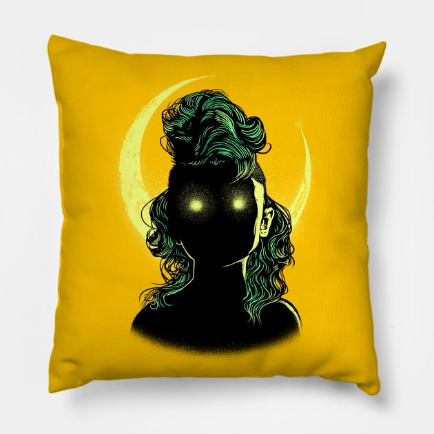 Mystery Woman Pillow by barmalisiRTB