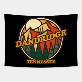 Vintage Dandridge, Tennessee Mountain Hiking Souvenir Print Premium Tapestry