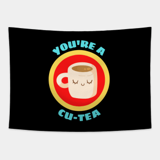 You're A Cu-tea - Tea Pun Tapestry