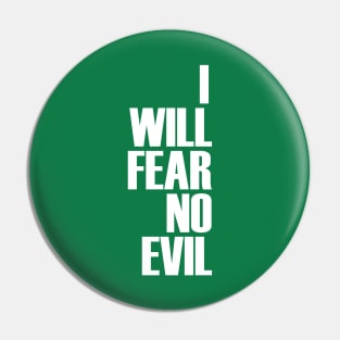 No Fear Pin