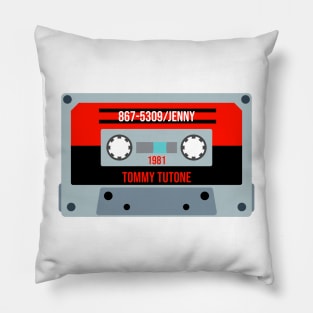 Tommy Tutone Classic Retro Cassette Pillow