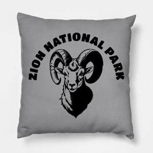 Zion Bighorn Sheep Pillow