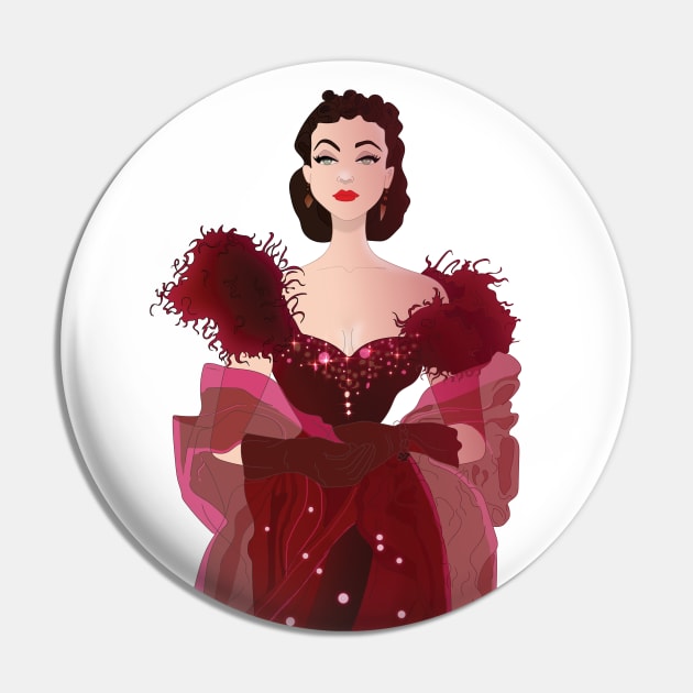 Scarlett O' Hara - Gone with the Wind Pin by Le petit fennec