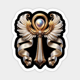 Wings of Divinity Ankh - Version 1 Magnet