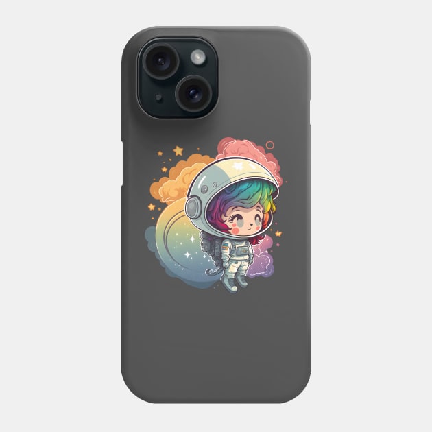 Space Explorer - Chibi Girl Phone Case by Canvas & Ink Co.