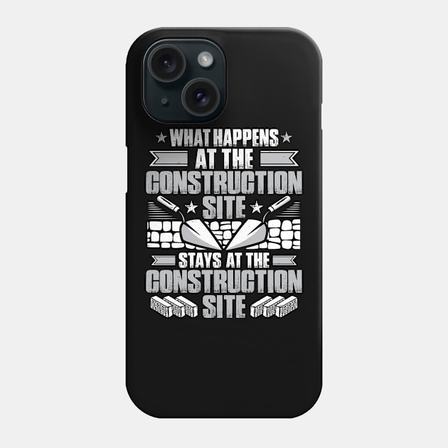 Bricklayer Mason Brickmason Blockmason Phone Case by Krautshirts