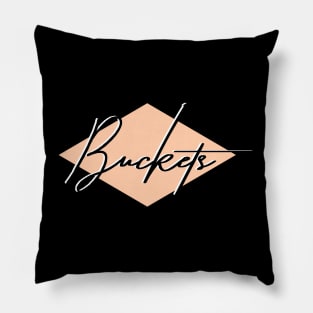 Basketball Lover Buckets Diamond Design Pillow