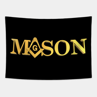 Mason Square & Compass Masonic Freemason Tapestry