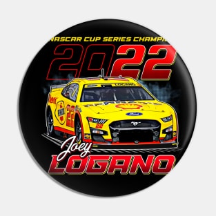 Joey Logano 22 Champion Pin