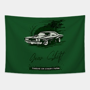 Vintage Car Lover Tee Tapestry