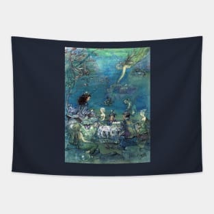 Undersea Tea Party - Harold Gaze Tapestry