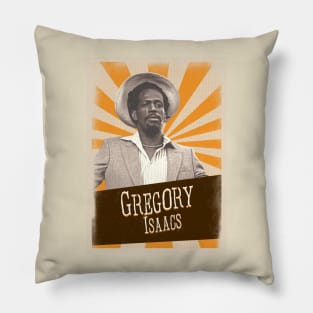 Vintage Aesthetic Gregory Isaacs Pillow