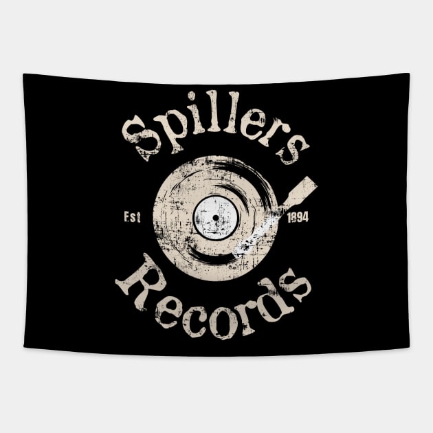 Spiller Music Record Tapestry by sanantaretro