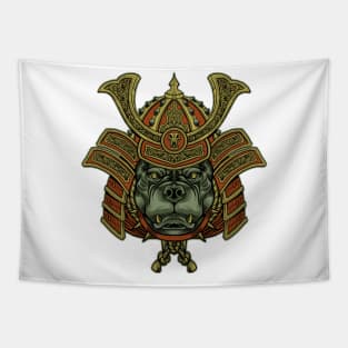 pitbull ronin samurai Tapestry