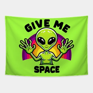 Alien Give Me Space Tapestry