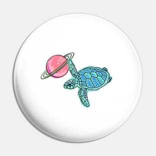 Space Turtle Pin