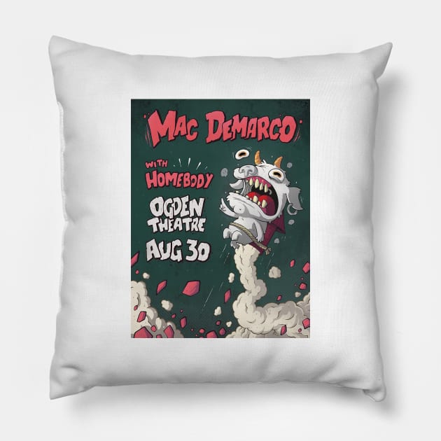 Mac Demarco Pillow by howwnight