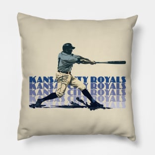 Retro Kansas City Royals Slugger Pillow