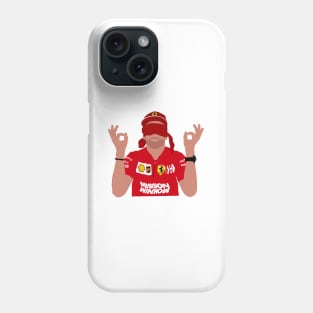 Charles Leclerc blindfolded and zen for a Ferrari challenge in 2020 Phone Case