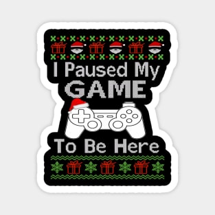 ugly christmas sweater Gamer Magnet