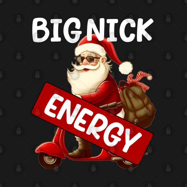 Big Nick Energy Funny Men Santa Ugly Christmas by hadlamcom