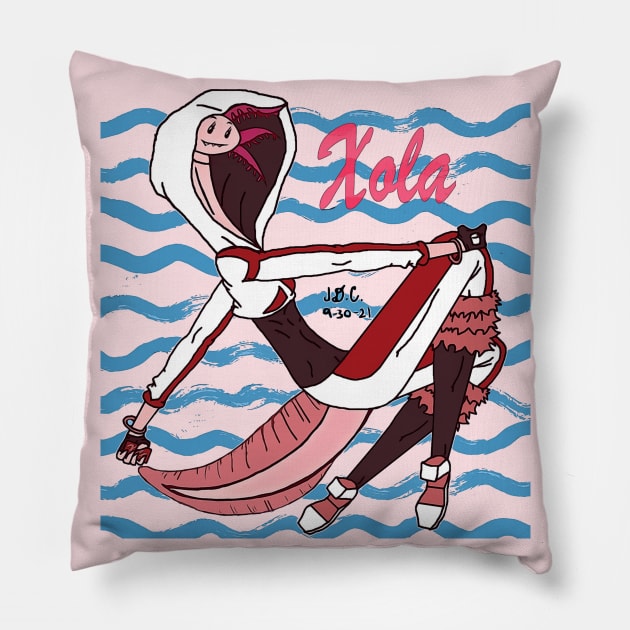 Hoodie Xola Pillow by TeeJay93