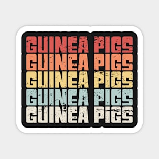 Retro Vintage GUINEA PIGS Magnet