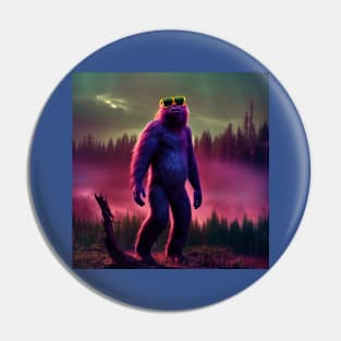 Dope Sasquatch in Nature Pin