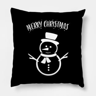 Merry Christmas Frosty Pillow