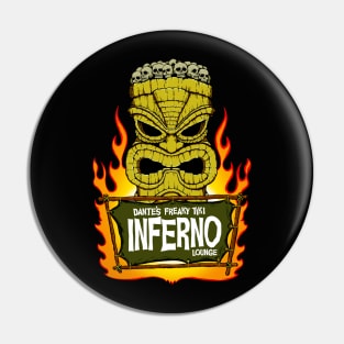 Dante's Freaky Tiki Inferno Lounge Pin