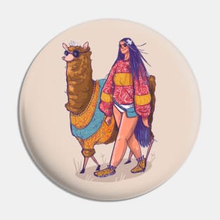 Cool Alpaca Pin