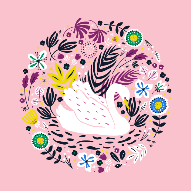 Delightful Swan by Anna Deegan