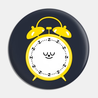 Sleeping alarm clock Pin