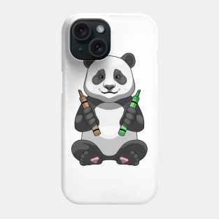 Panda Pupil Crayons School Phone Case